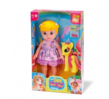 BONECA BEE HUGS UNICORNIO