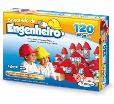 BRINCANDO DE ENGENHEIRO 120 PÇS
