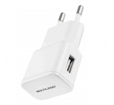 CARREGADOR/FONTE USB BRANCO 5V