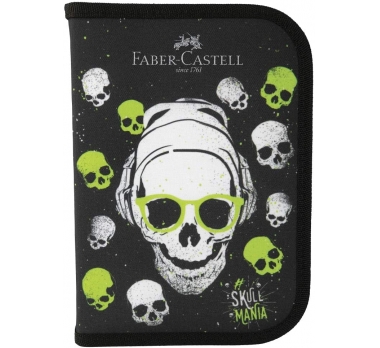 ESTOJO NYLON CAVEIRINHAS VERDE