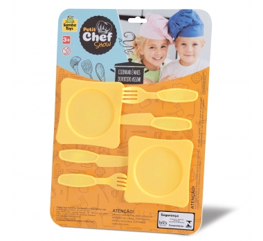 KIT PETIT CHEF SHOW TALHERES E PRATOS