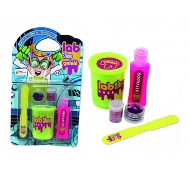 GELEINHA SLIME / GELELE LABORATORIO COM ACESSORIOS 5 PECAS.