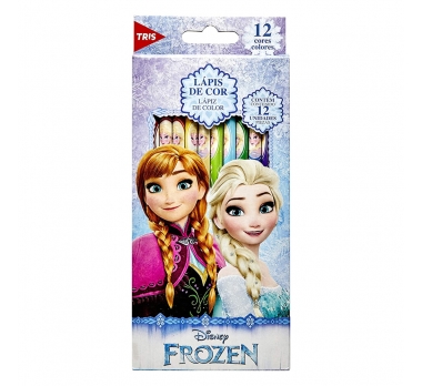 LAPIS 12 CORES FROZEN TRIS