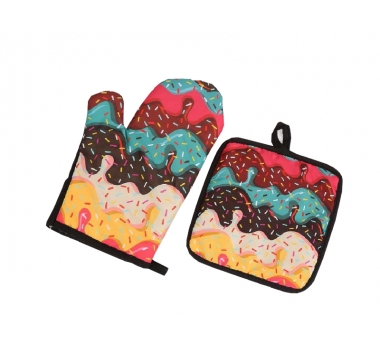 KIT LUVA SUPORTE COOK POLIESTER