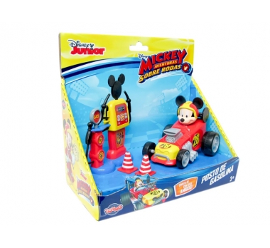 CARRO MICKEY COM POSTO GASOLINA AVENTURAS