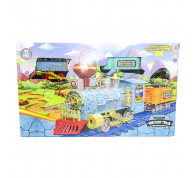 TRENZINHO ELETRICO MILITAR A PILHA