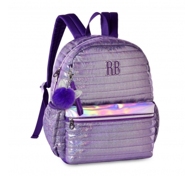 MOCHILA COSTAS REBECCA BONBON COM GLITTER