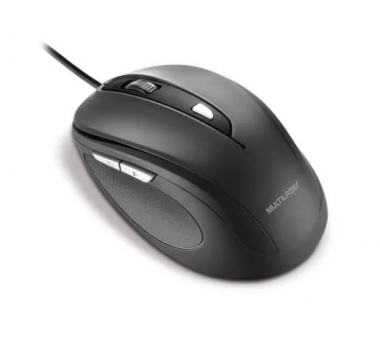 MOUSE C/FIO CONFORT USB PRETO C/6 BOTOES