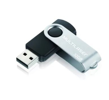 PENDRIVE TWIST PRETO 32GB