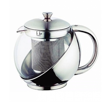 BULE PARA CHÁ INOX/VIDRO 700ML