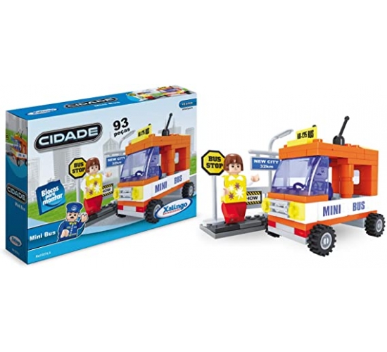 BLOCOS P/ MONTAR MINI BUS 93 PÇS