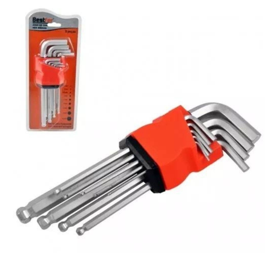 JOGO CHAVE ALLEN HEX MEDIA COM 9PÇS