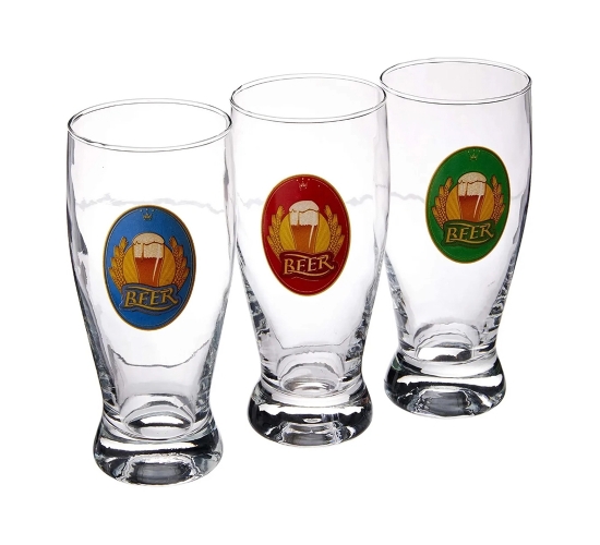 COJUNTO COPO P/ CERVEJA 3 PÇS 340ML