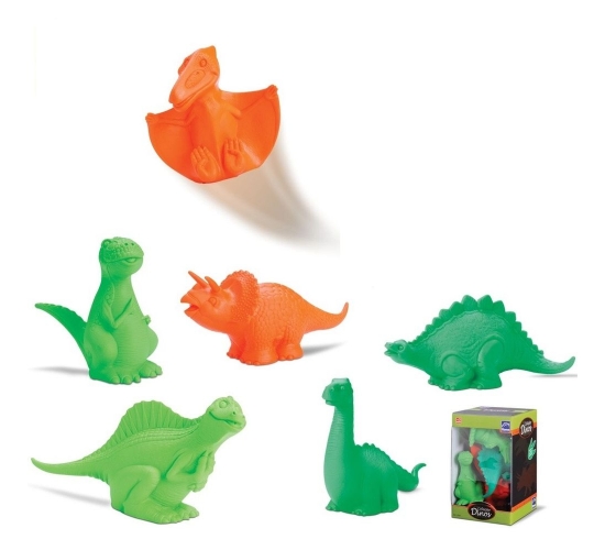 COLEÇÃO DINOS P/ BRINCAR NO BANHO