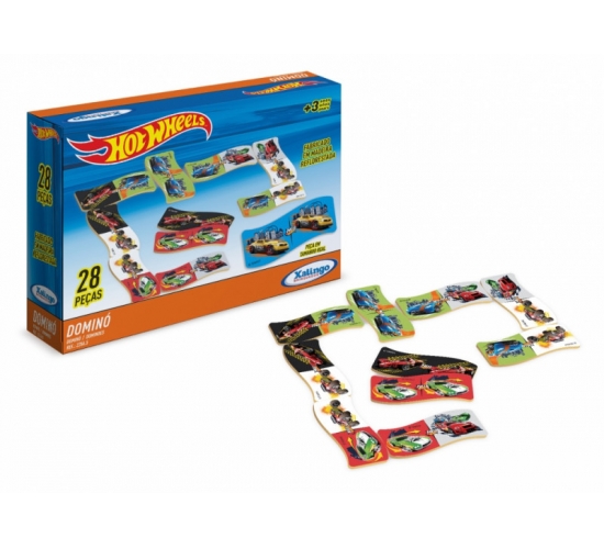 JOGO DOMINO HOT WHEELS