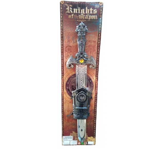 ESPADA MEDIEVAL C/MANOPOLA CARTELA