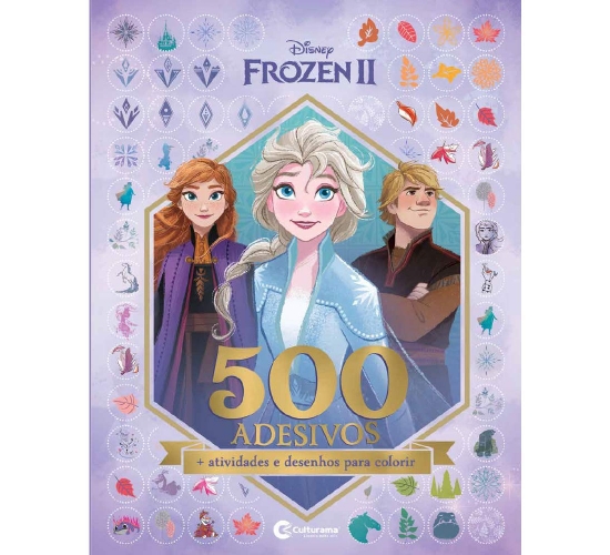 LIVRO FROZEN 2 500 ADESIVOS