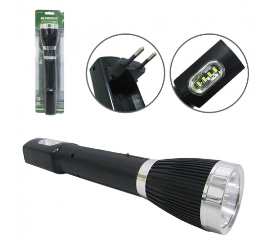 LANTERNA MANUAL RECARREGAVEL BIVOLT