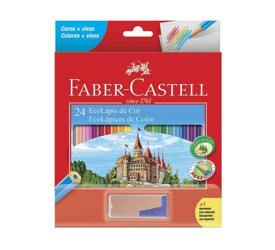 ECOLAPIS COR 24 CORES + 1 APONTADOR