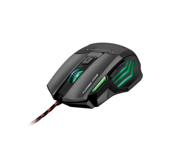 MOUSE C/FIO GAMER WARRIOR PRETO USB C/7BOTOES