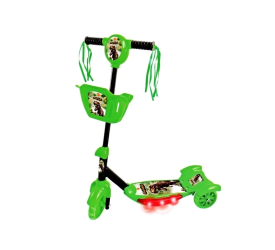 PATINETE COM CESTA DINOSSAURO