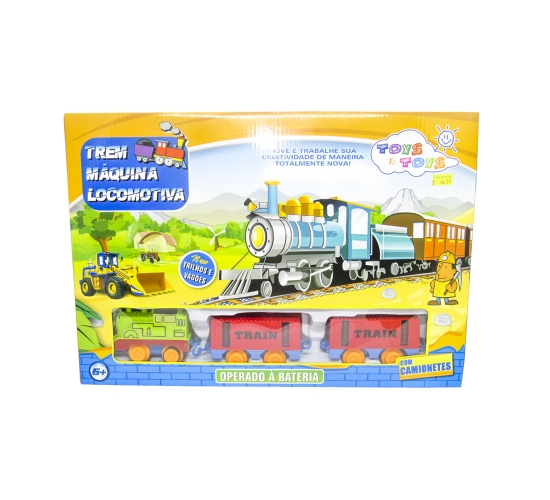TREM LOCOMOTIVA A BATERIA