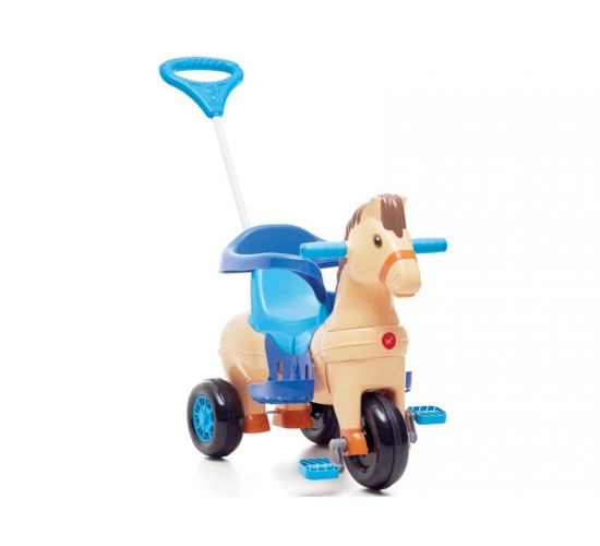 TRICICLO CAVALINHO POTO CALESITA AZUL