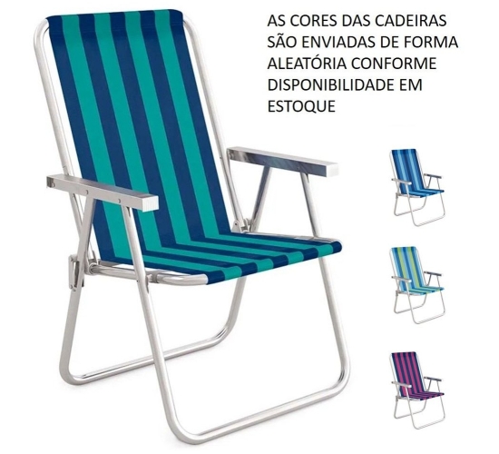 CADEIRA ALTA CONFORTO ALUMINIO