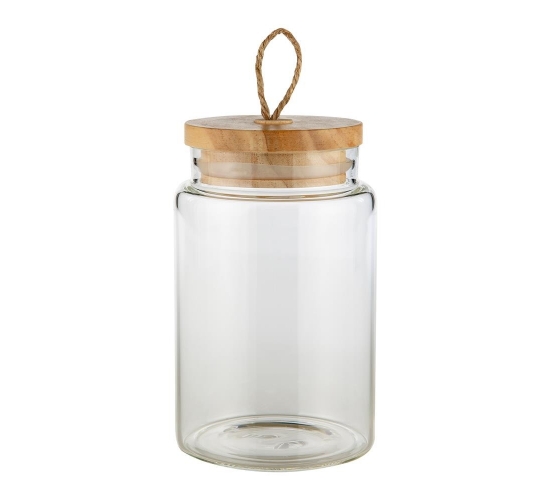 POTE VIDRO P/MANTIMENTO 1,18L TP MADEIRA